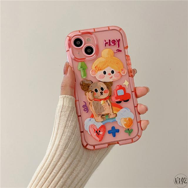 

Противоударный чехол для телефона с забавным медведем и милыми животными для Iphone 11 12 13 Pro Max X Xr Xs Max, прозрачный мультяшный мягкий чехол на заднюю панель For iPhone 13