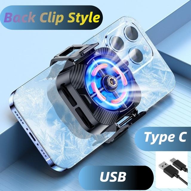 Mobile Phone Magnetic Semiconductor Peltier Radiator X79 Back-clip Refrigeration Game Cooler X94 for IOS Android Cooling Fan