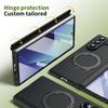 Hinge Protection Magnetic Case For Magsafe Samsung Galaxy Z Fold 8 Ultra Fold 7 Fold 6 5 4 3 With 360°Rotation Stand Full Cover