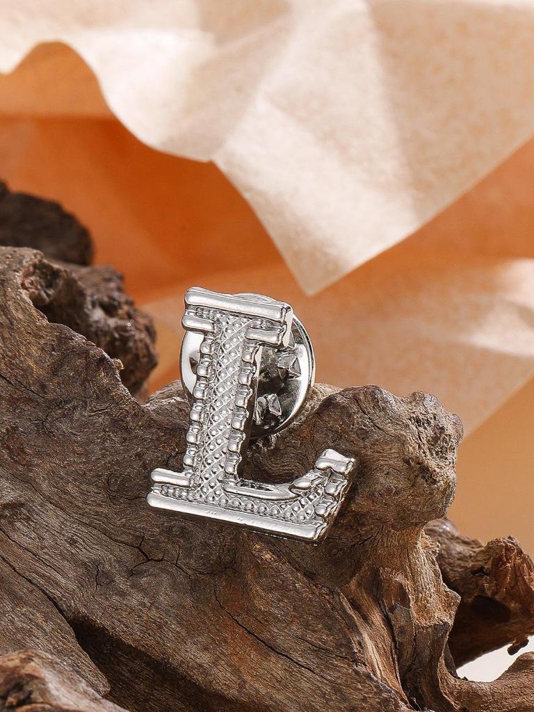 Luxury Alphabet Brooch: Elegant 26-Letter Fashion Pin to Secure Clothing in Style