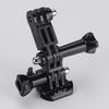 HSU Adjust Arm Straight Joints Mount, Long and Short Same Direction Straight Joints Mount for GoPro Hero 13 12 11 10 9 8 7 6 5 4 3 3+ 2 1, AKASO