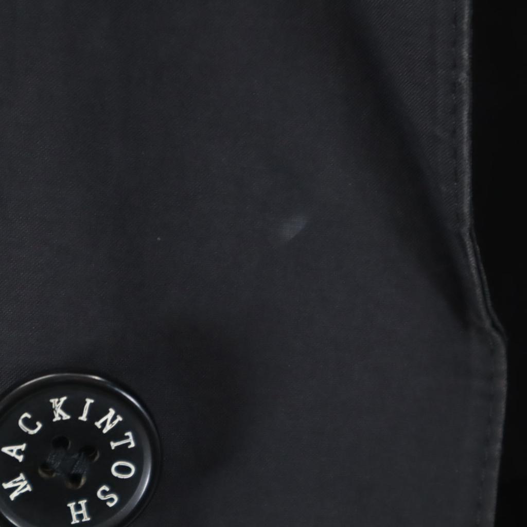 Mackintosh Made In England Stainless Collar Coat 36 Black Series Men's Used