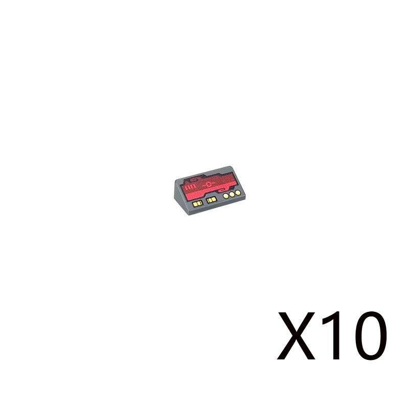 Accesorii Imprimate Oras Blocuri de Constructie Controller Calculator Monitor Tastatura Tablou de Bord Telefon Mobil Radio Mini Caramizi Jucarii pentru Copii