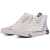 Li Ning Wave Breathable And Wear resistant High top Skateboard Shoes Men's White AGCQ165-2