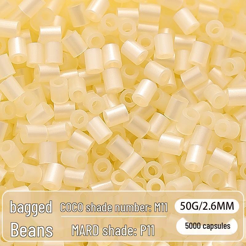Mard Family Perler Beads P Series Pearlescent Colors 2.6mm Refill Pack - 50g Fused Beads