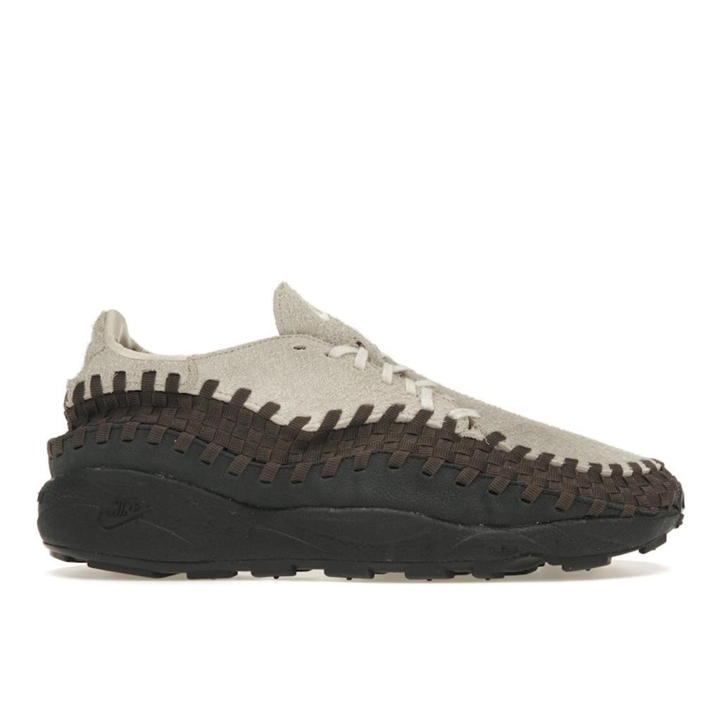 Nike Air Footscape Woven Phantom Earth Women Sneakers Cream Black FZ4340-100