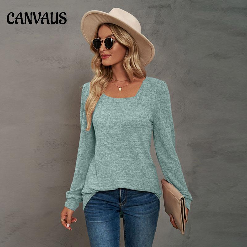 

Весенне-осенняя женская рубашка, однотонная плиссированная футболка с круглым вырезом и длинными рукавами, повседневные леггинсы с объемными рукавами, блузка, топы