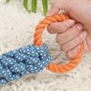1PC Handwoven Pet Dog Toy for Teeth Cleaning And Chew Fun Natural Bite Rope Dog Plaything