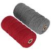 2Pcs 100 Meters Cotton Yarn Meters Knitting Rope Braid Macrame Handicrafts Hand DIY Craft