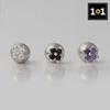 (1+1) Fashion Sweet Flower Piercing One Side Sale