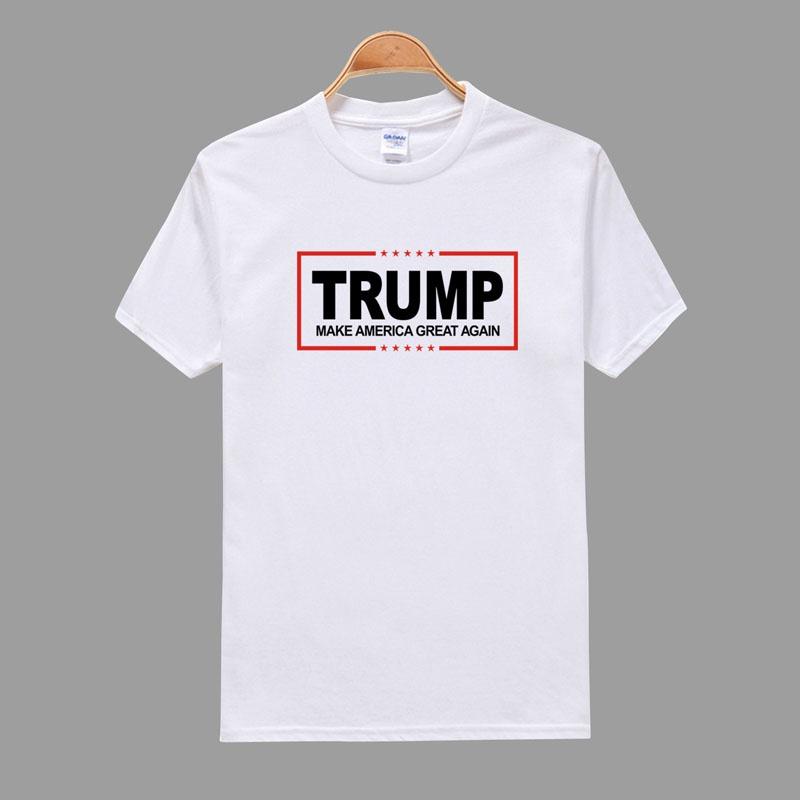 

Trump Fashion Donald President T Shirt Logo Navy Make America Great Again TagL=US S білий
