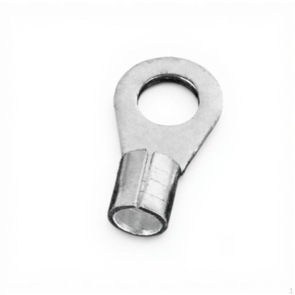 OT Copper Ring Terminal, coldpressed uncoated connector, wiring, vehicle, solar Silver OT168 100pcs
