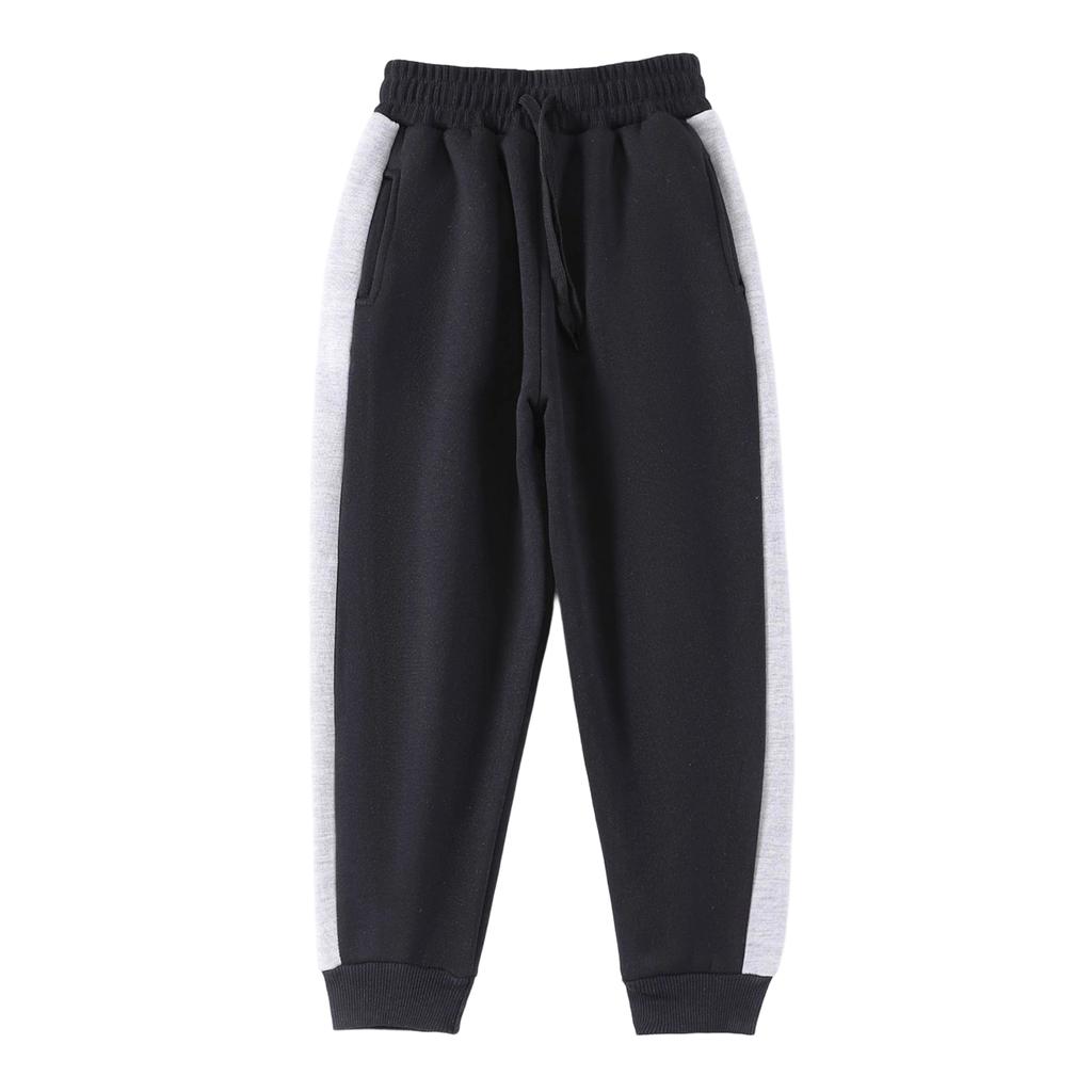 Pantalon de survêtement de sport pour enfants, Pantalon décontracté épais à cheville élastique