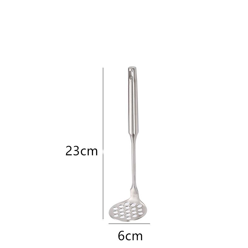 Inicio Triturador de patatas de acero inoxidable Triturador manual de alimentos Prensador de ajo suave Prensador de calabaza Utensilios de cocina Utensilios para el hogar