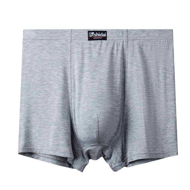 Benmingnian High-Waisted Plus Size Men's Boxer Briefs for Large Sizes In Modal Fabric