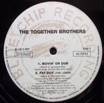 

12inch Record TOGETHER BROTHERS Movin On Up BLUEC20T Blue Chip 1989 UK Rap HipHopRB Used