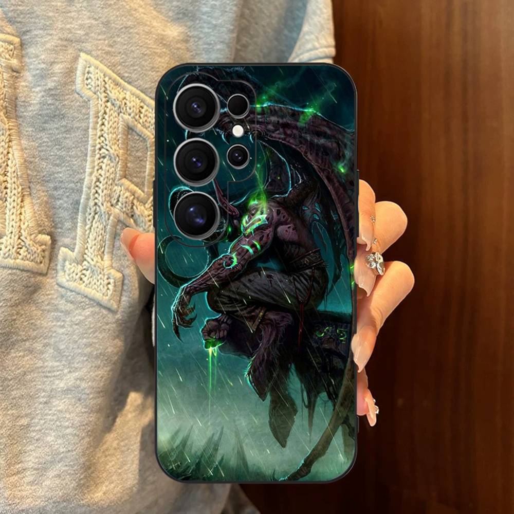 W-World Of W-Warcraft Game Retro Phone Case For Samsung S 24 Fe 25 Ultra Plus 20 Lite 21 30 22 23 24 22 Ultra 5G Fundas