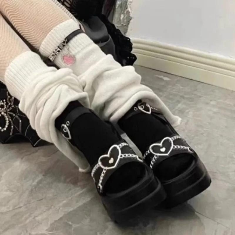Sandals for Women Fashion Outdoor Casual Sandals Punk Style Gothic Sandals for Women Wedges Platform Sandal Sandalias De Mujer