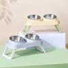 Portable Cat Bowl Stainless Steel Dog Bowls New Pet Feeder for Dogs