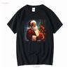 Vintage Black Santa Claus Illustration T Shirt Soft Cotton Quality Print Stylish Fit Design African American Vintage Washed