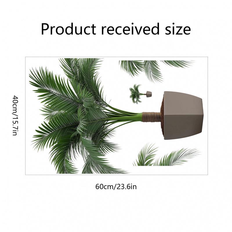 Green Plant Simulation Wall Sticker for Home Decoration