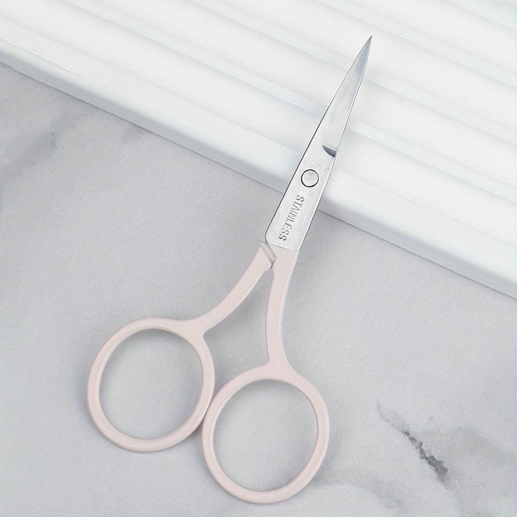 Stainless Steel Embroidery & Eyebrow Trimming Scissors – Compact Beauty Tool