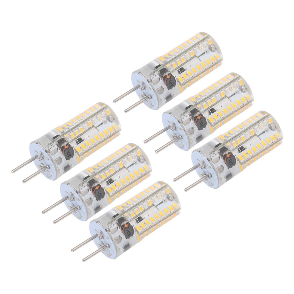 6 Buc. Becuri LED GY6.35 5W AC 12V Alb Cald 2700 până la 3000K Alb 6000 până la 6500K 500LM 72LED Lumină