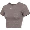 As W Np Df Ss Top AoJ Ggt Round Neck Brand Logo Short Sleeve T-Shirt Women Tops Gray HJ2286214
