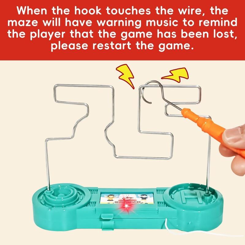 Electric Maze Game For Kids, Brain-Boosting & Fun Challenge Toy, Engaging Family Game, Safe And Exciting For Children
