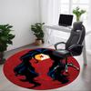 1pc Wonder Woman Office Round Area Rug, Under Office Chairs Bedroom Living Room Home Decor, Room Deco, Available in Various Sizes