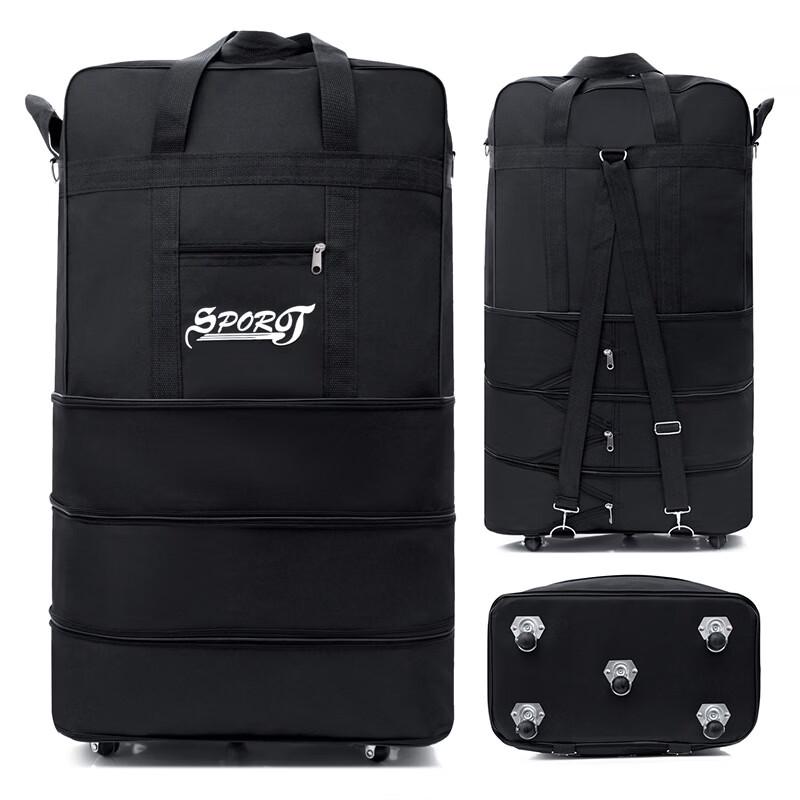 Li Shen Foldable Expandable Travel Duffle Bag with Wheels