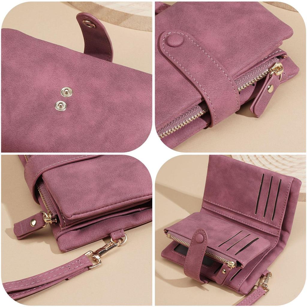 Elegant Women's Short Wallet - Multifunctional, High Capacity, Fashionable with Multiple Card Slots & Coin Pocket