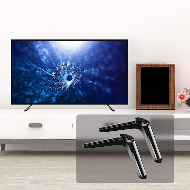 1Set Television Mount Stand TV09 Wide Compatibility Easily Assembly, Customizable Viewing Television Holder Screws Set