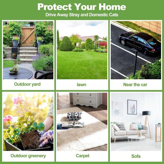 12 Pcs Cat Repellent Balls Long-Lasting Aroma Balls with Peppermint Oil Dog Repellent Ball Keep Cats Out of Garden for Plants Furniture Protection