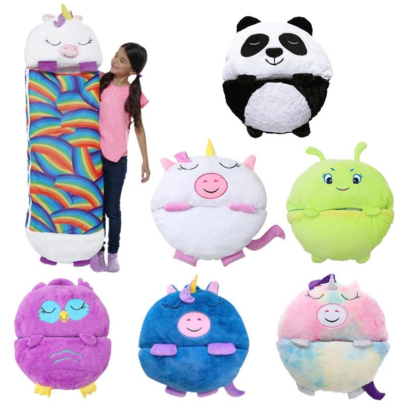 Sacos de Dormir de Dibujos Animados Happy Nappers Grandes Almohada de Felpa Súper Suave Saco de Dormir de Animales