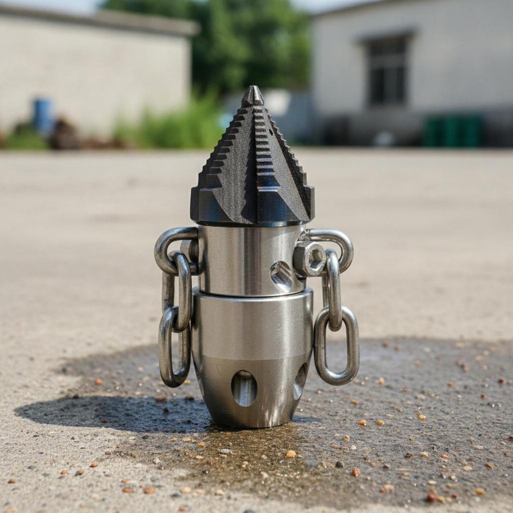 Rotating Sewer Nozzle Compact Drain Cleaning Heavy Duty for Sinks