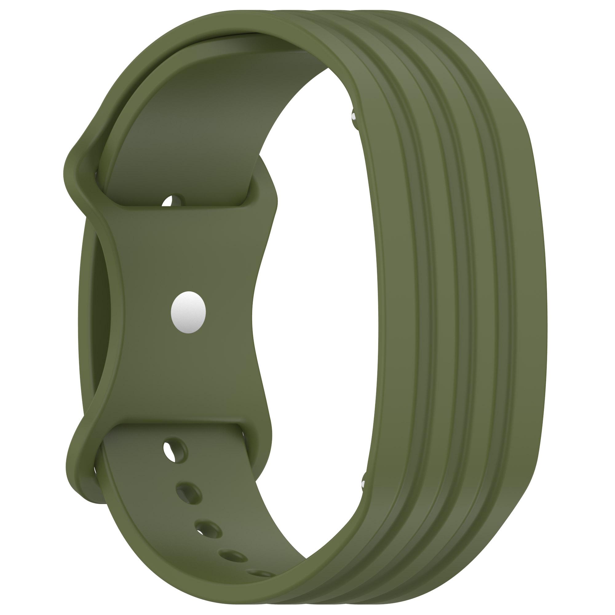 Siliconen Bandje Voor Garmin CIRQA Armband Polsband Smartwatch Band For Garmin CIRQA legergroene kleur