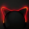 Lustiges LED-Haarband Leuchtende Katzenohren Stirnband Mädchen Damen Bar Haarband Leuchtet im Dunkeln Geburtstag Hochzeit Zubehör Partygeschenke Requisiten