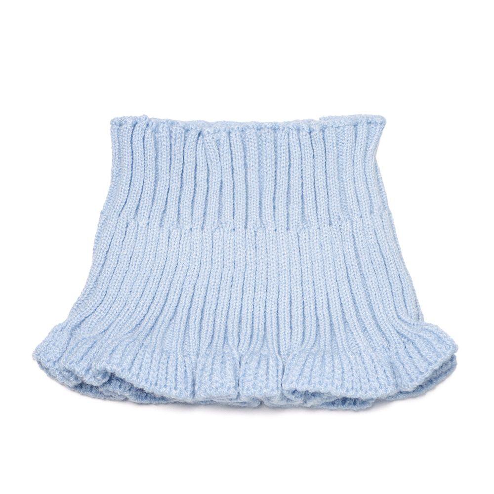 Hiver Avec Oreilles en Bois Chaud Détachable Tour de Cou Écharpe Tricoté Faux Col Col Roulé