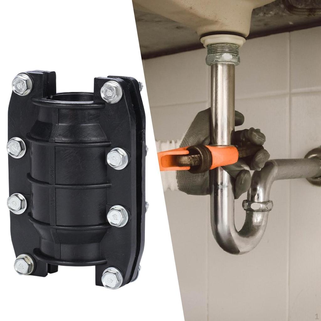 Hadicová spona pro opravu netěsnosti vodovodního potrubí, Těsnivo, Nouzová zátka Litina, Cement, PVC