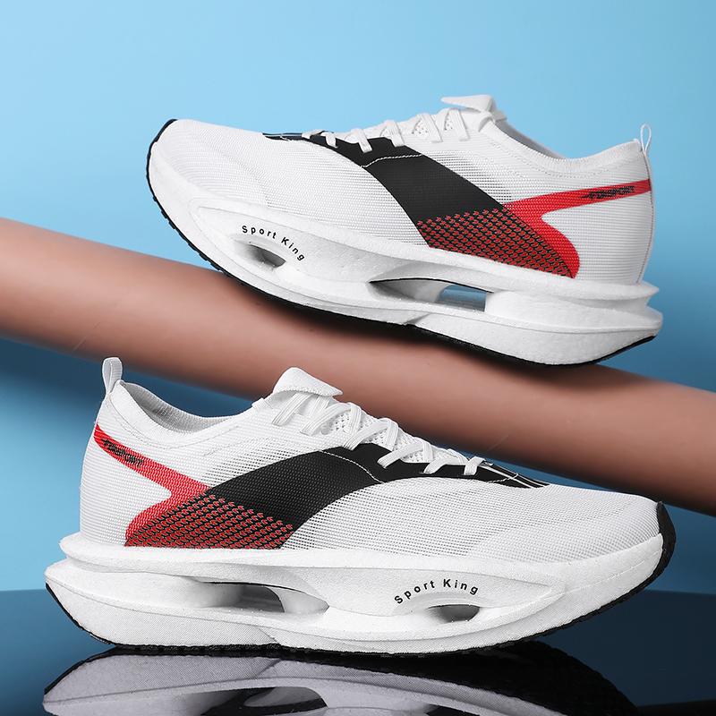 Men's Shoes Breathable Fly Mesh Mesh Student Running Shoes Non-Slip Soft Bottom Sports and Leisure Running Shoes