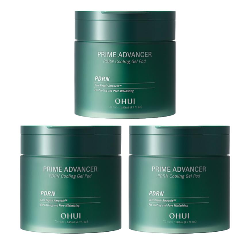 Ohui Prime Advancer PDRN Cooling Gel Pad (140ml / 70 Pads) (3 Options)