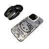 Applicable to Apple 11 mobile phone case 11plus new 11promax simple Huawei cartoon female big head kitty cat