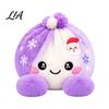 Plush Dumpling with Legs Stress Relief Toy Steamer, Stuffed Smiling Reducing Desk Accessories Squeeze Toy, Cartoon Plushie for Kids Adults Desktop