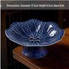 Ceramic Lotus Leaf Strainer Fruit Plate