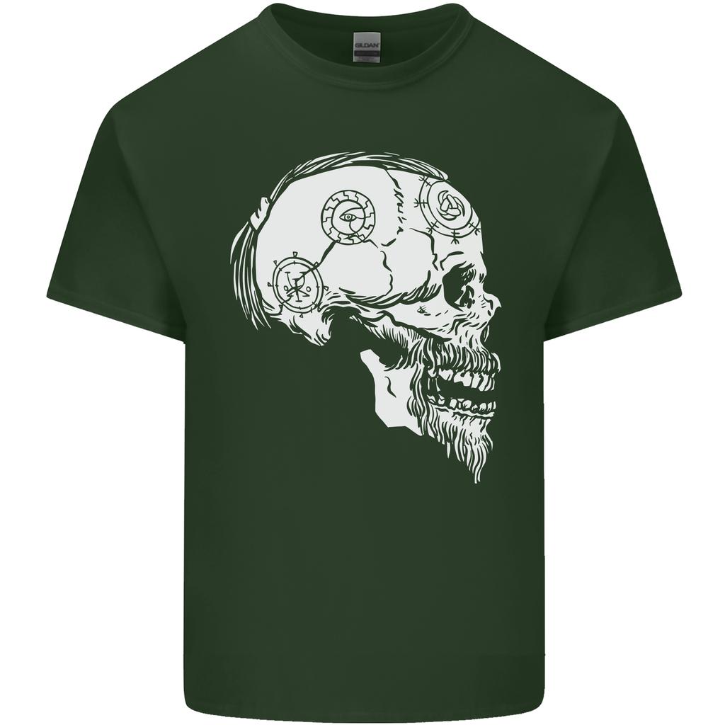 Viking Skull Thor Valhalla Norse Mythology Unisexs Light Cotton TShirt