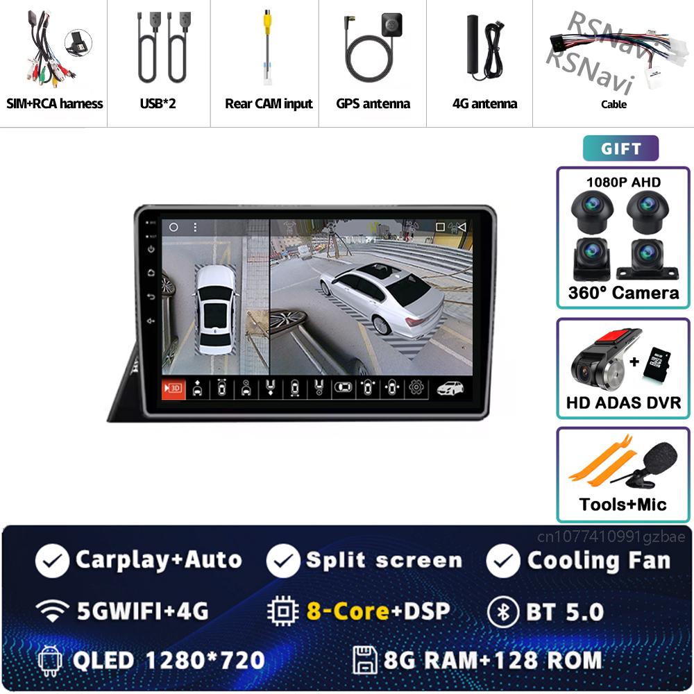 Android 14 Carplay Car Radio For TOYOTA SIENTA 2016 2017 2018 2019 - 2021 Multimedia Video Player Navigation GPS Stereo 2Din DVD