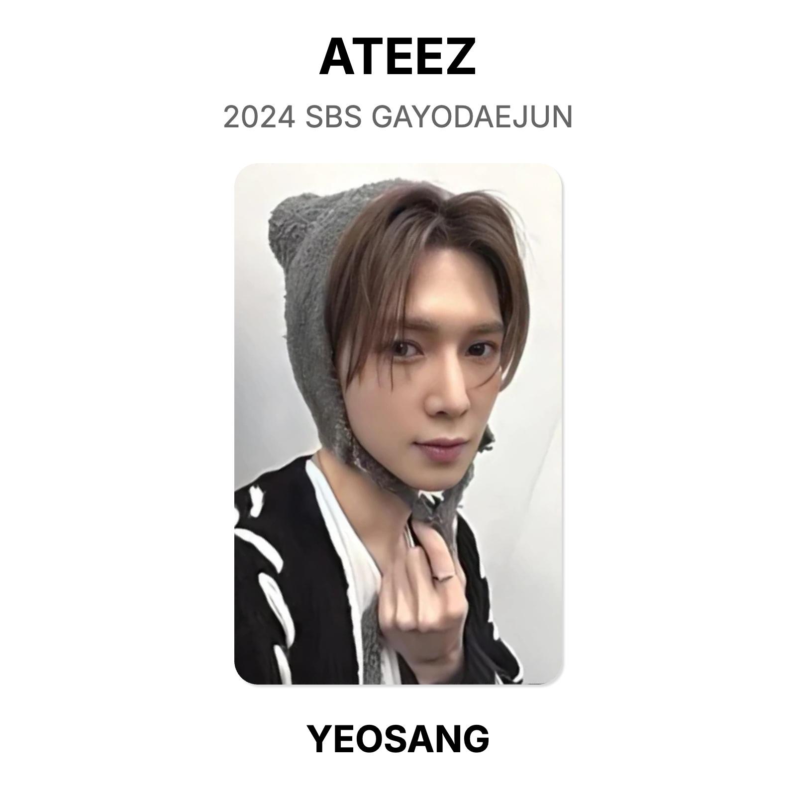 ATEEZ 2024 SBS GAYODAEJUN Official Photocard YEOSANG