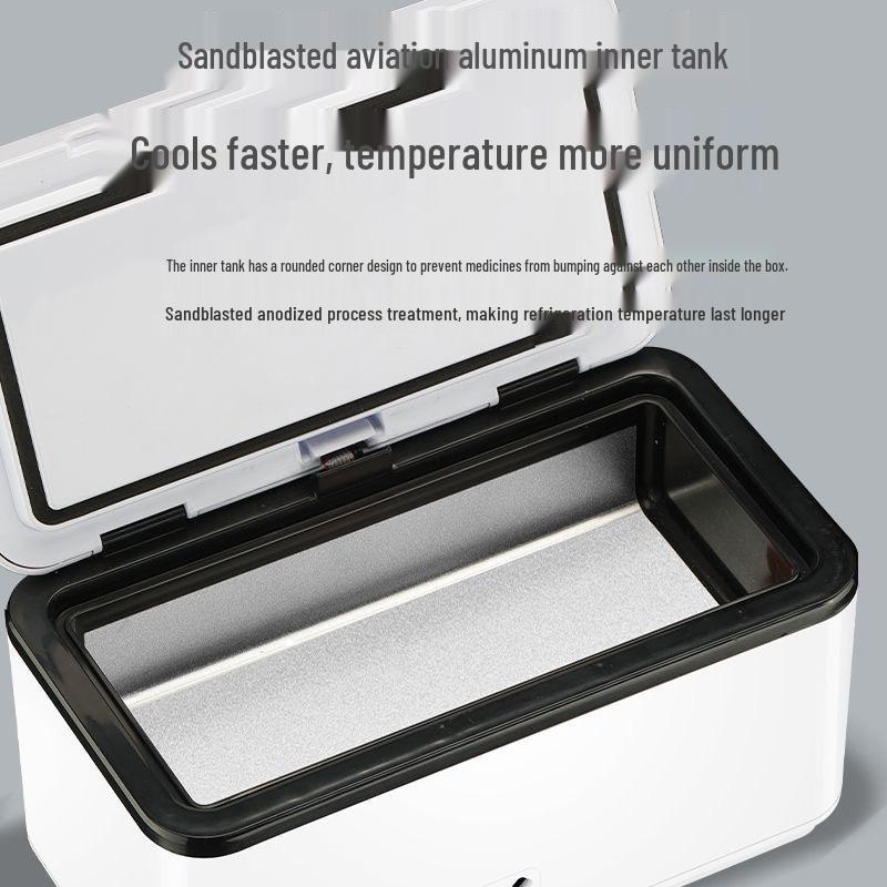 Přenosná mini lednička pro skladování inzulínu a hormonů - Konstantní teplota & Nabíjecí