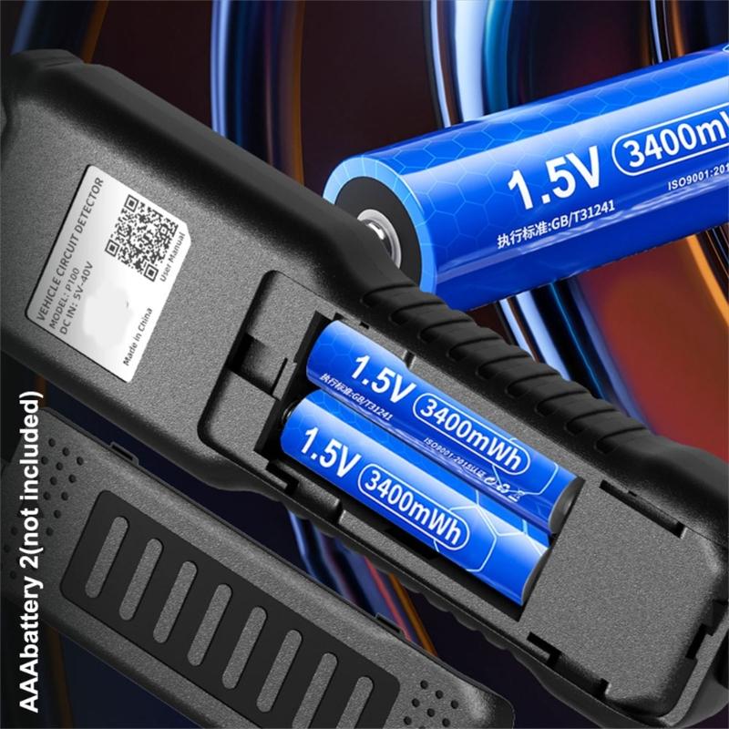 Fast Response Electrical Diagnostic Tool With Voltage And Resistance Testing Up To 2000 Ohms For Car Electrical Systems